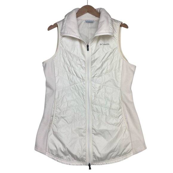 Columbia Cream Women's Lightweight Vest Size L - Picture 1 of 11